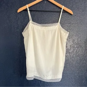 Abercrombie & Fitch Lace Trim Squared Neck Camisole