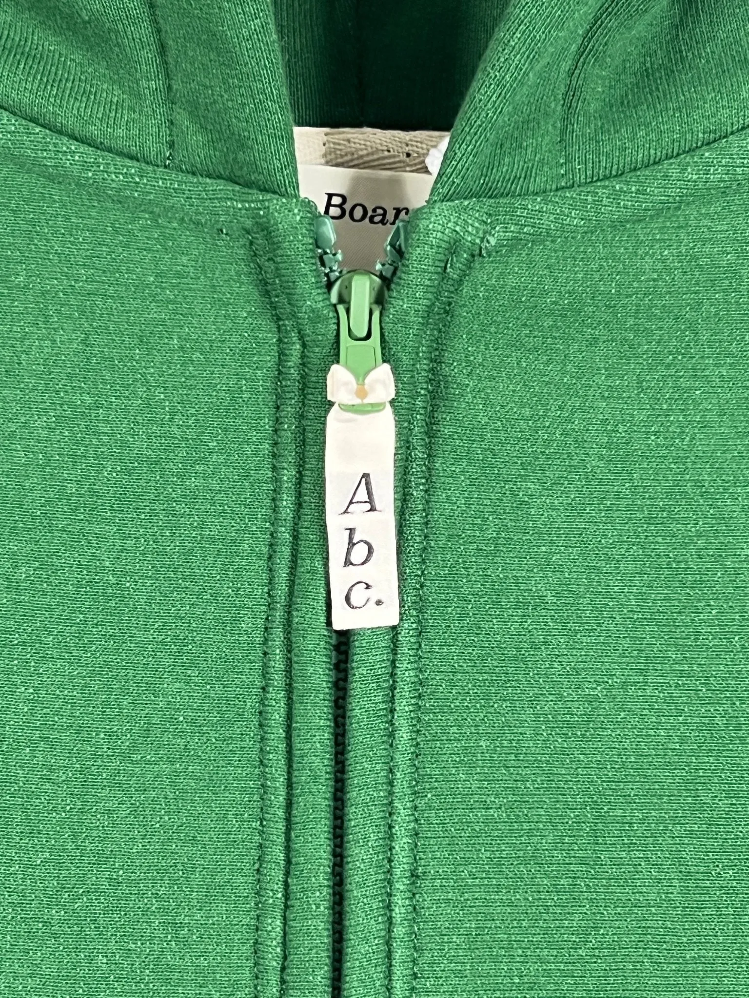 Advisory Board Crystals Waffle Zip-Up Hoodie Green