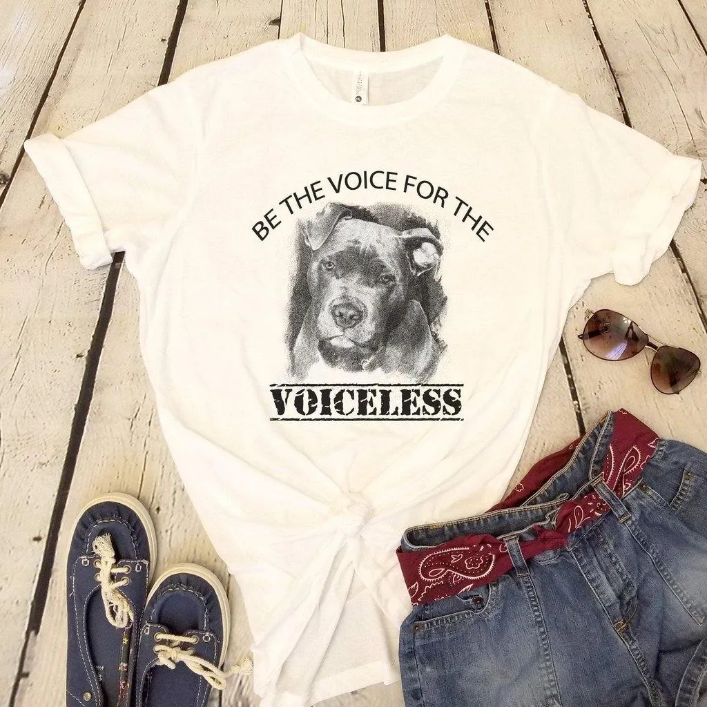 Be The Voice For The Voiceless Pitbull Shirt