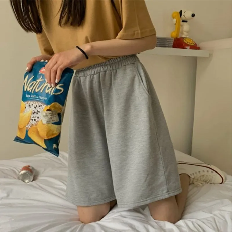 Beautiful Attractive Basic Model Loose Trendy Women's Shorts