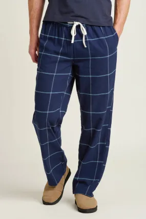 Brakeburn 32 Navy Check Pajama Bottoms