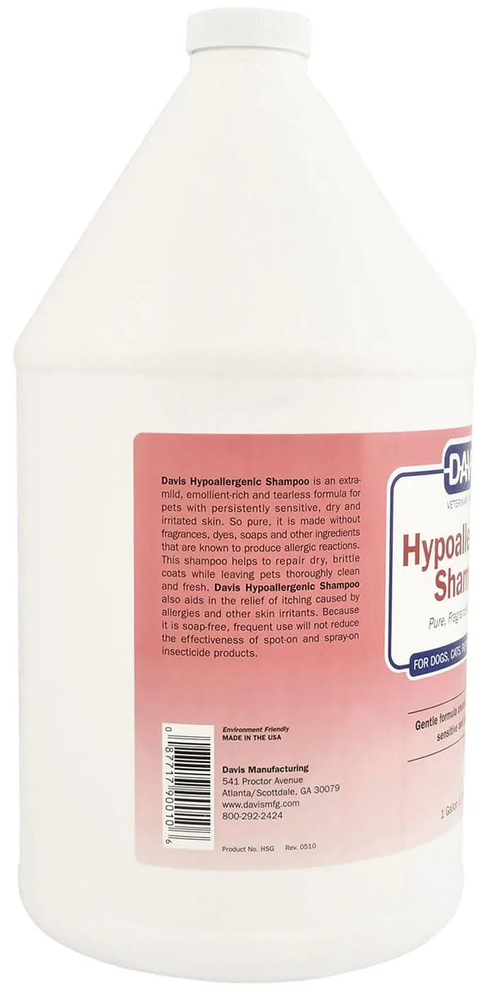 Davis Hypoallergenic Shampoo for Dogs and Cats