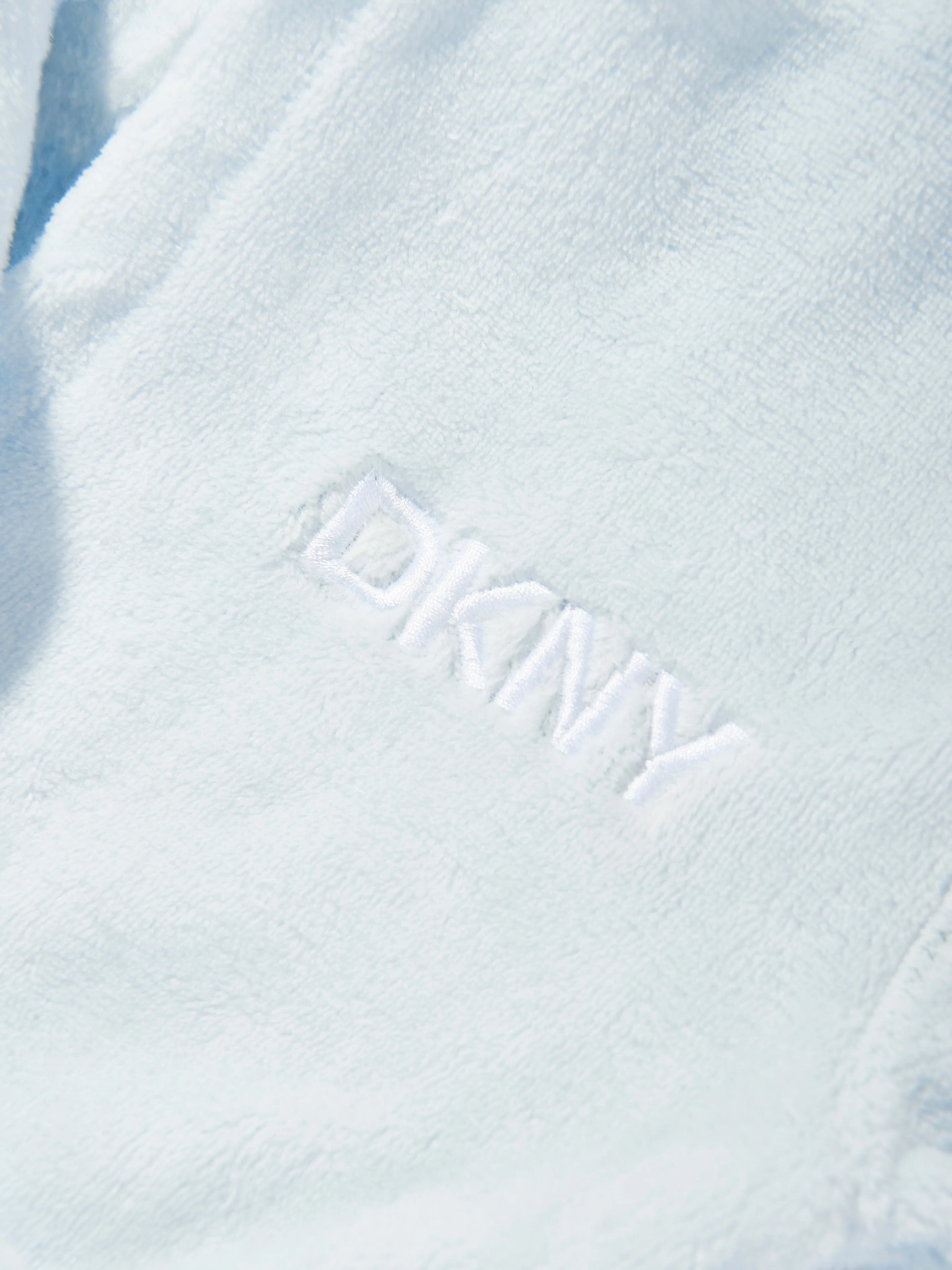 DKNY Baby Boys Logo Bathrobe in Blue