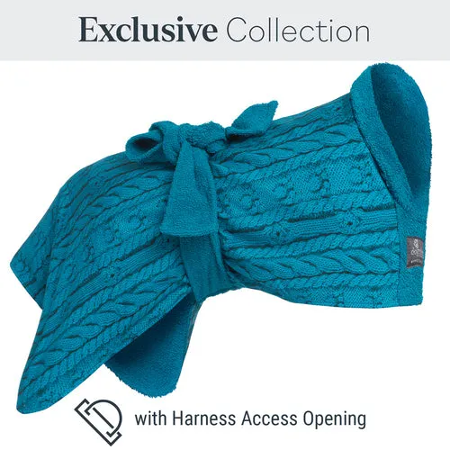 Exclusive Patterned Robes for Dogs With Harness Access Opening