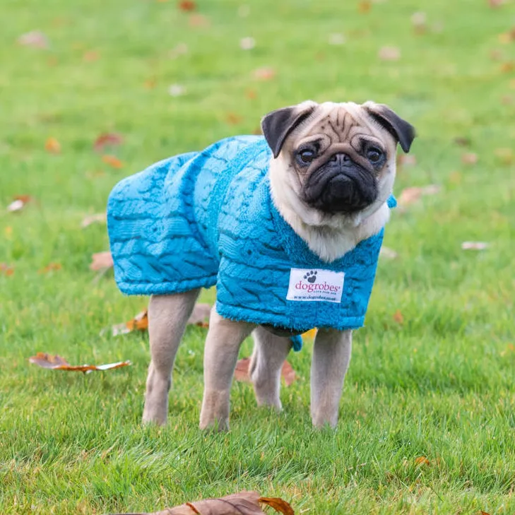 Exclusive Patterned Robes for Dogs With Harness Access Opening