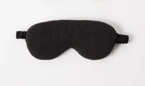 Fleece Eye Mask in Black