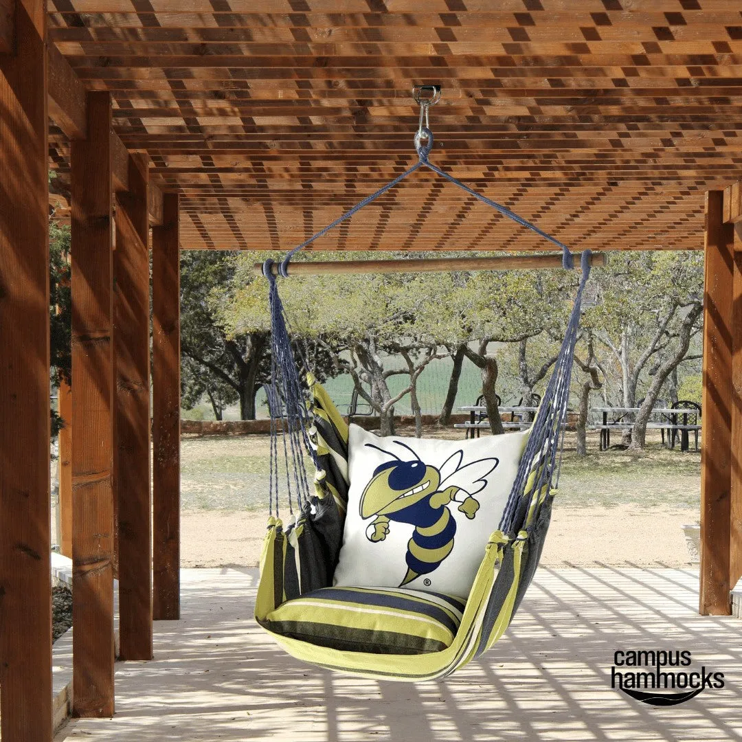 Georgia Tech Yellow Jackets Hanging Chair Swing | BUZZ