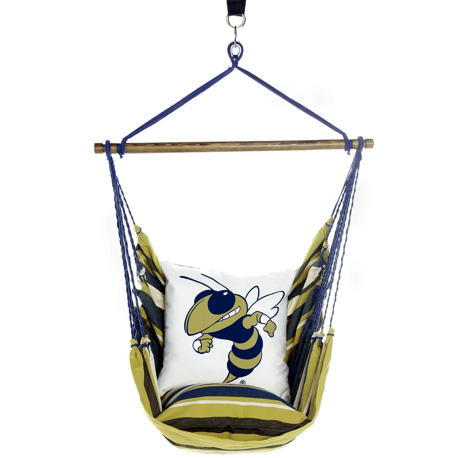 Georgia Tech Yellow Jackets Hanging Chair Swing | BUZZ