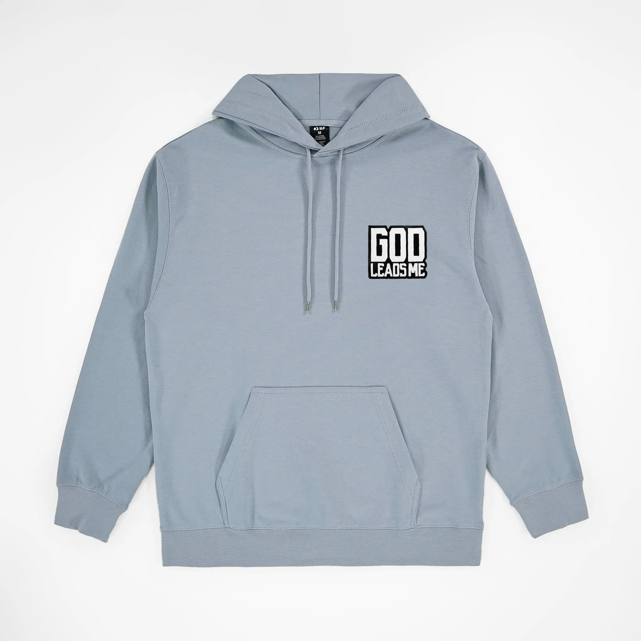 God Leads Me Patch Hoodie