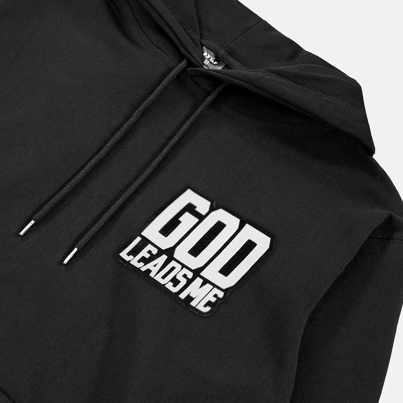 God Leads Me Patch Hoodie