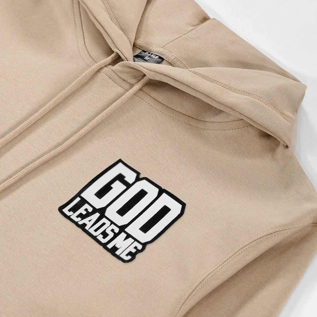 God Leads Me Patch Hoodie