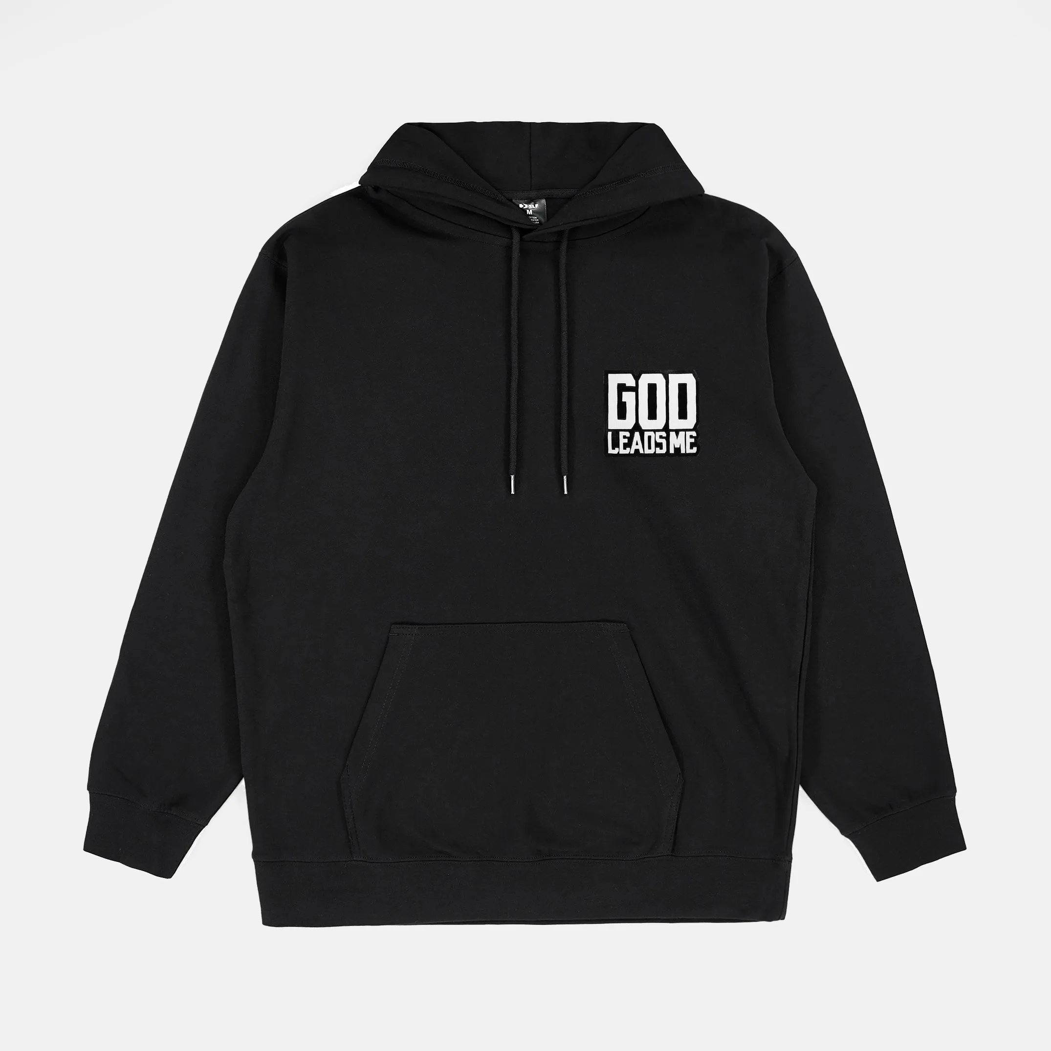 God Leads Me Patch Hoodie