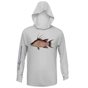 Hogfish Boys Long Sleeve UPF 50  Dry-Fit Hoody