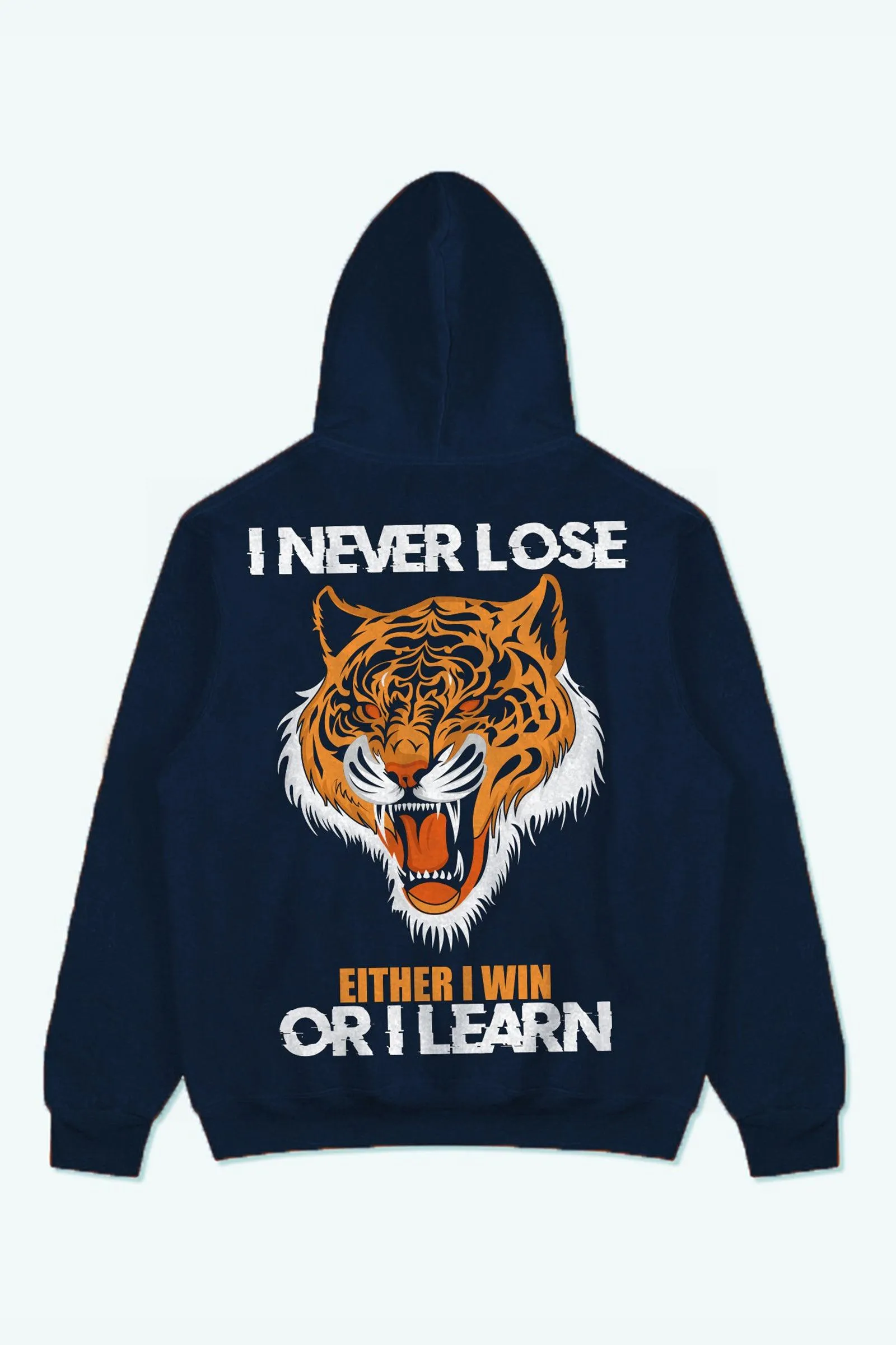 I NEVER LOSE ROAR HOODIE (NAVY BLUE)