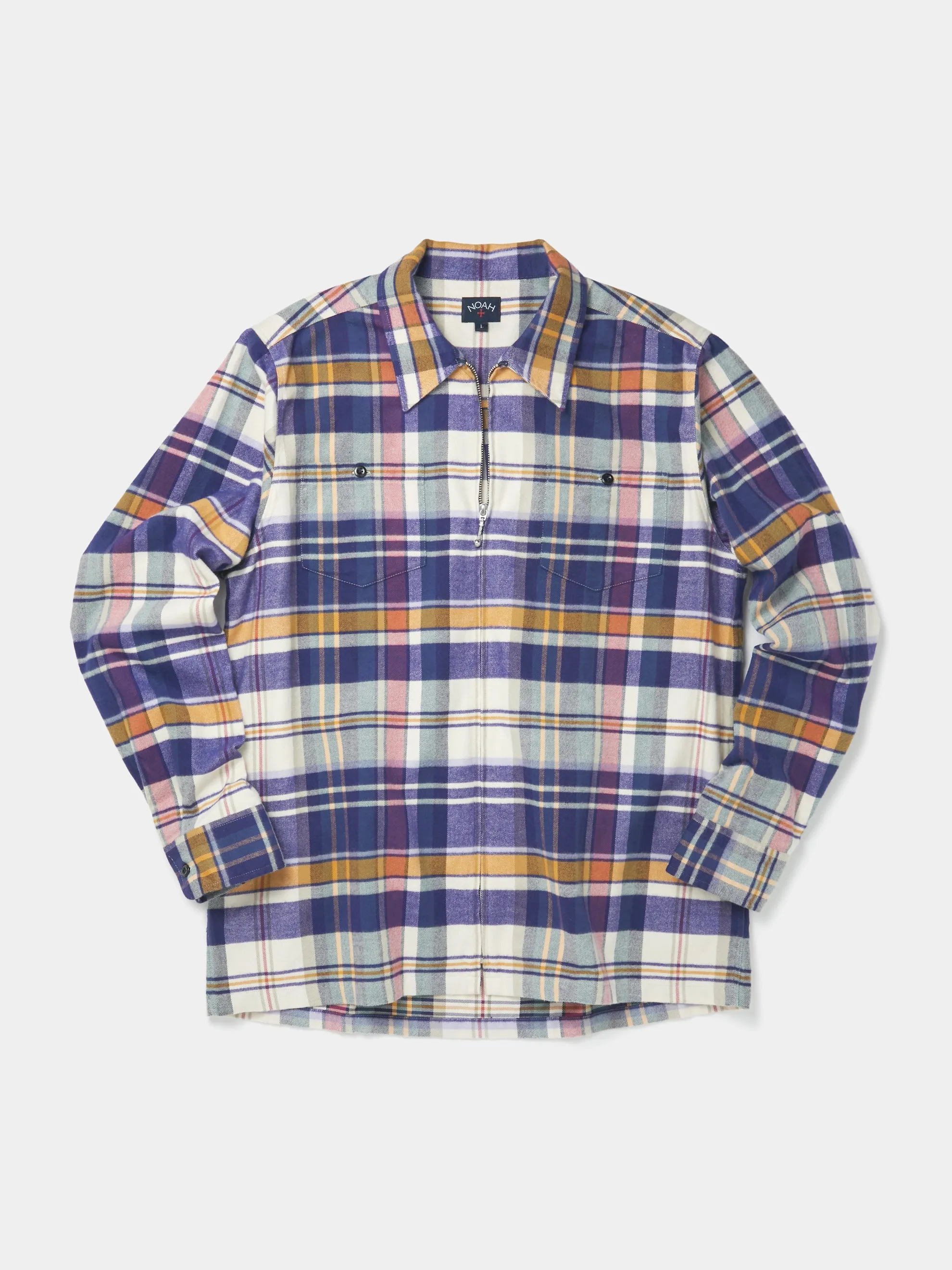 Lightweight Plaid Flannel (Natural)