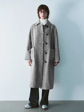 Loose Single Breasted Maxi Coats