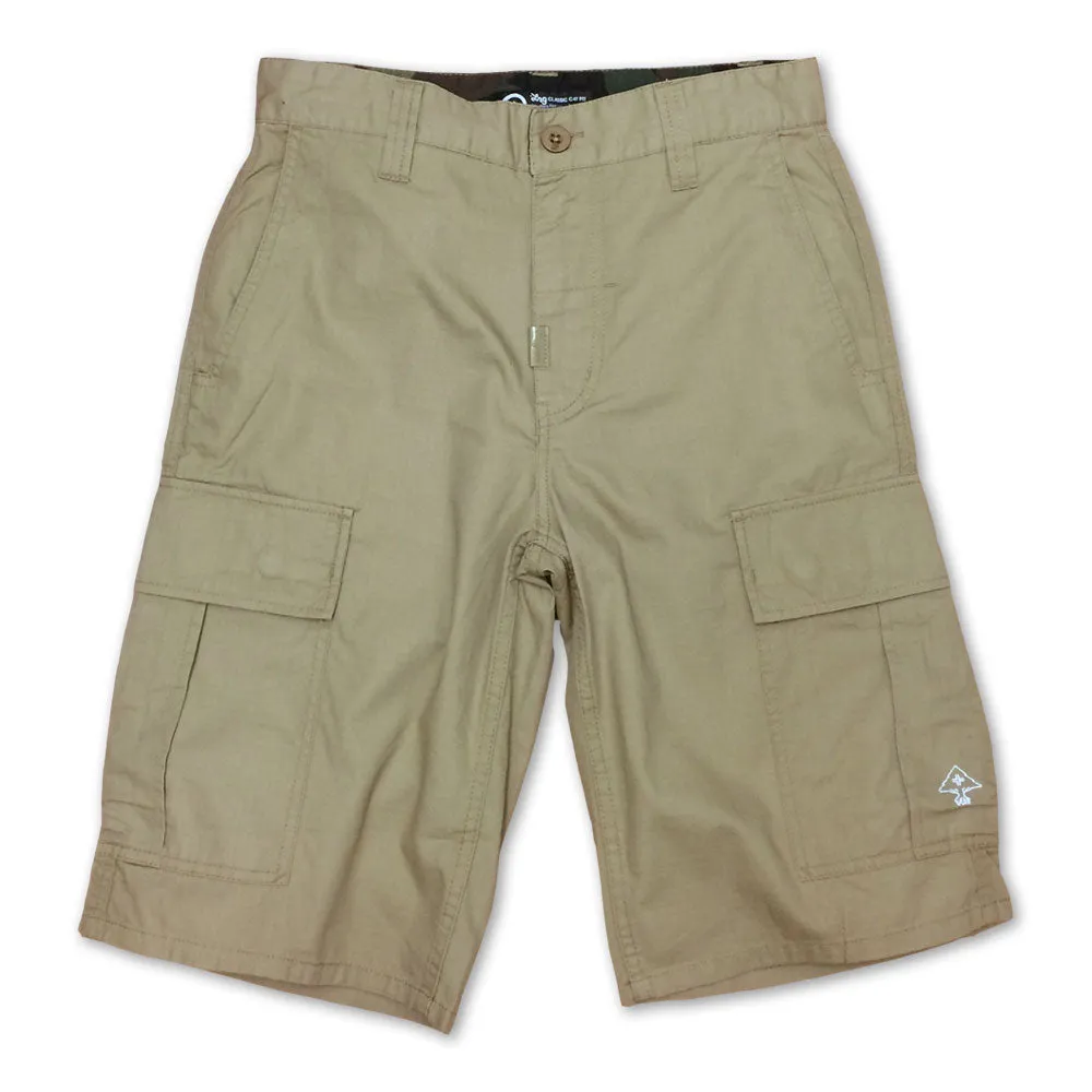 LRG Classic loose Fit Cargo Shorts British Khaki