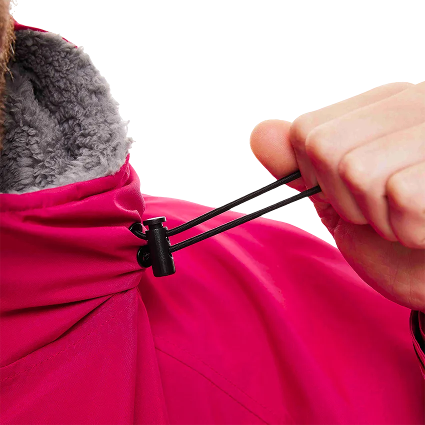 Men's Long Sleeve Pro Change Robe EVO - Fuchsia