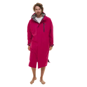 Men's Long Sleeve Pro Change Robe EVO - Fuchsia