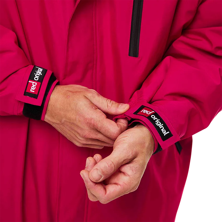 Men's Long Sleeve Pro Change Robe EVO - Fuchsia