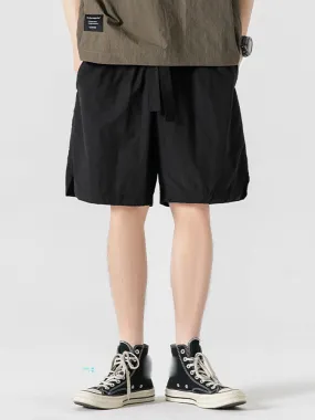 Men'S Thin Silky Cropped Shorts