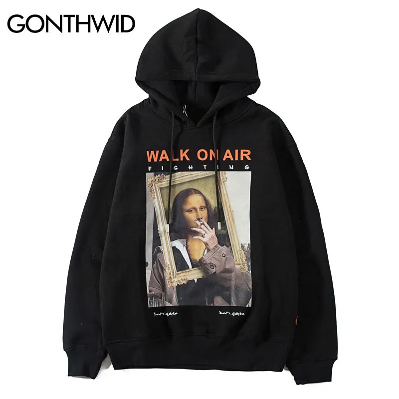 Mona Lisa Smoking Hoodies