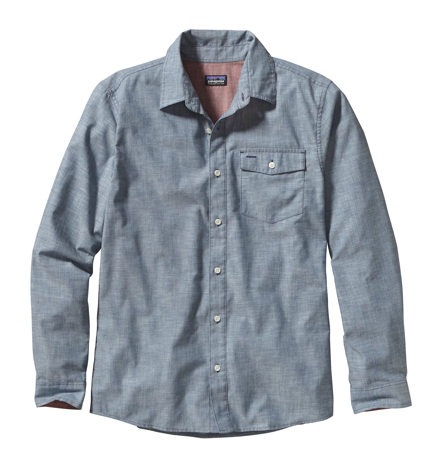 M's Long-Sleeved Lightweight Chambray Shirt