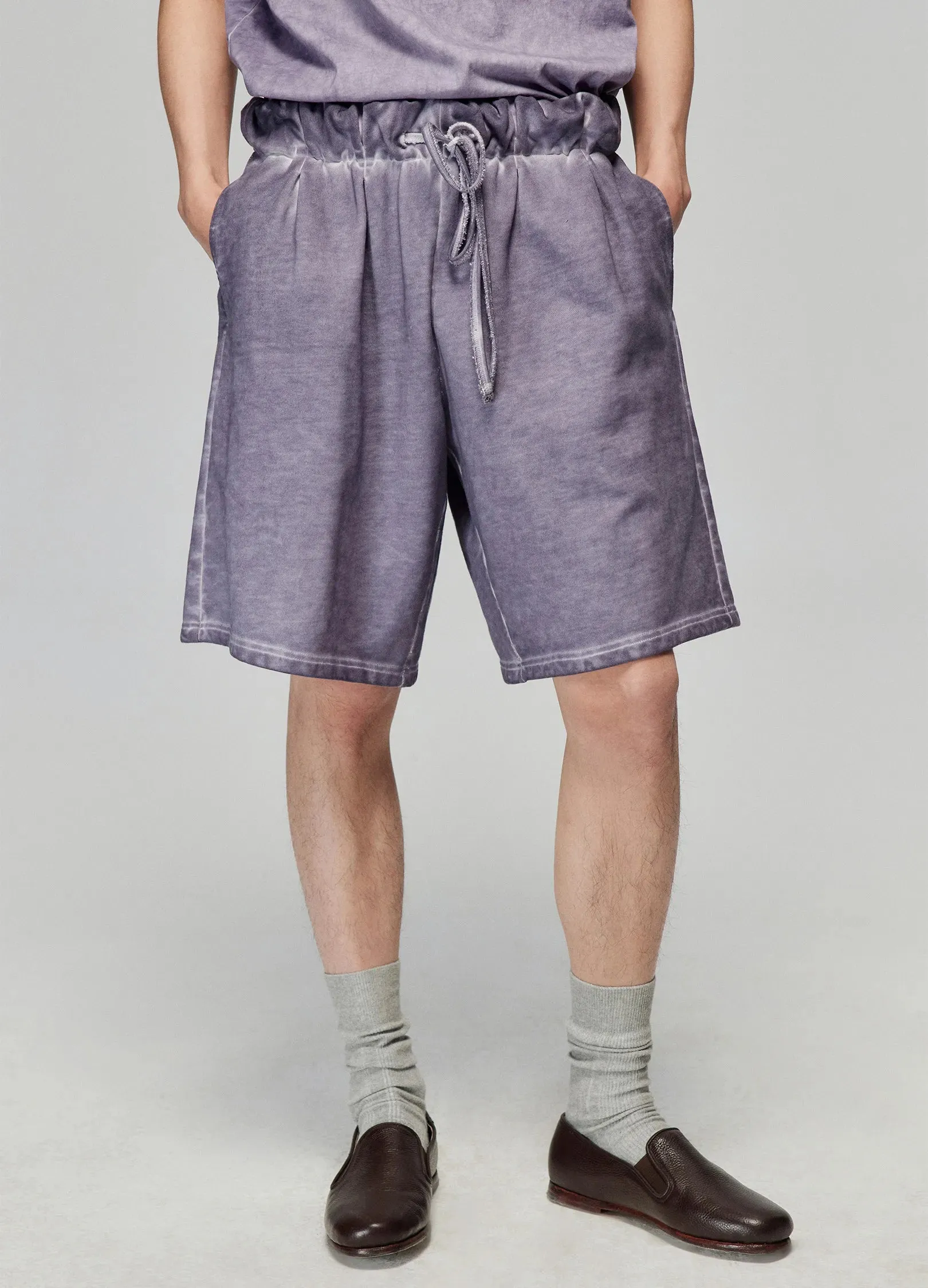 Overdyed Loose Shorts