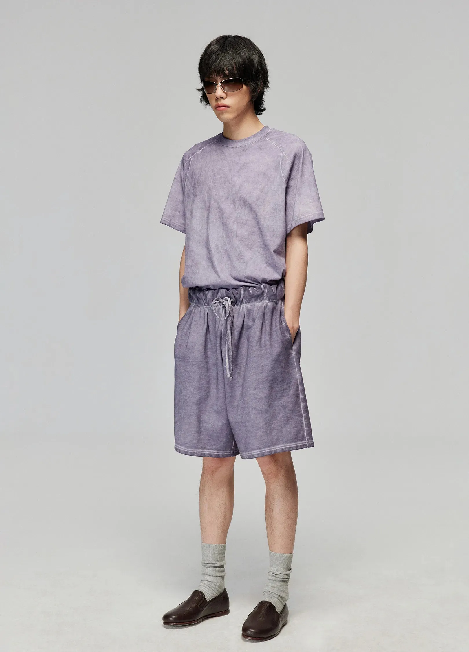 Overdyed Loose Shorts