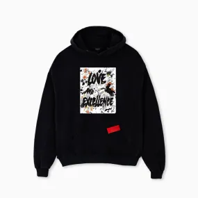 PARTCH x Love & Excellence Oversized Hoodie Black