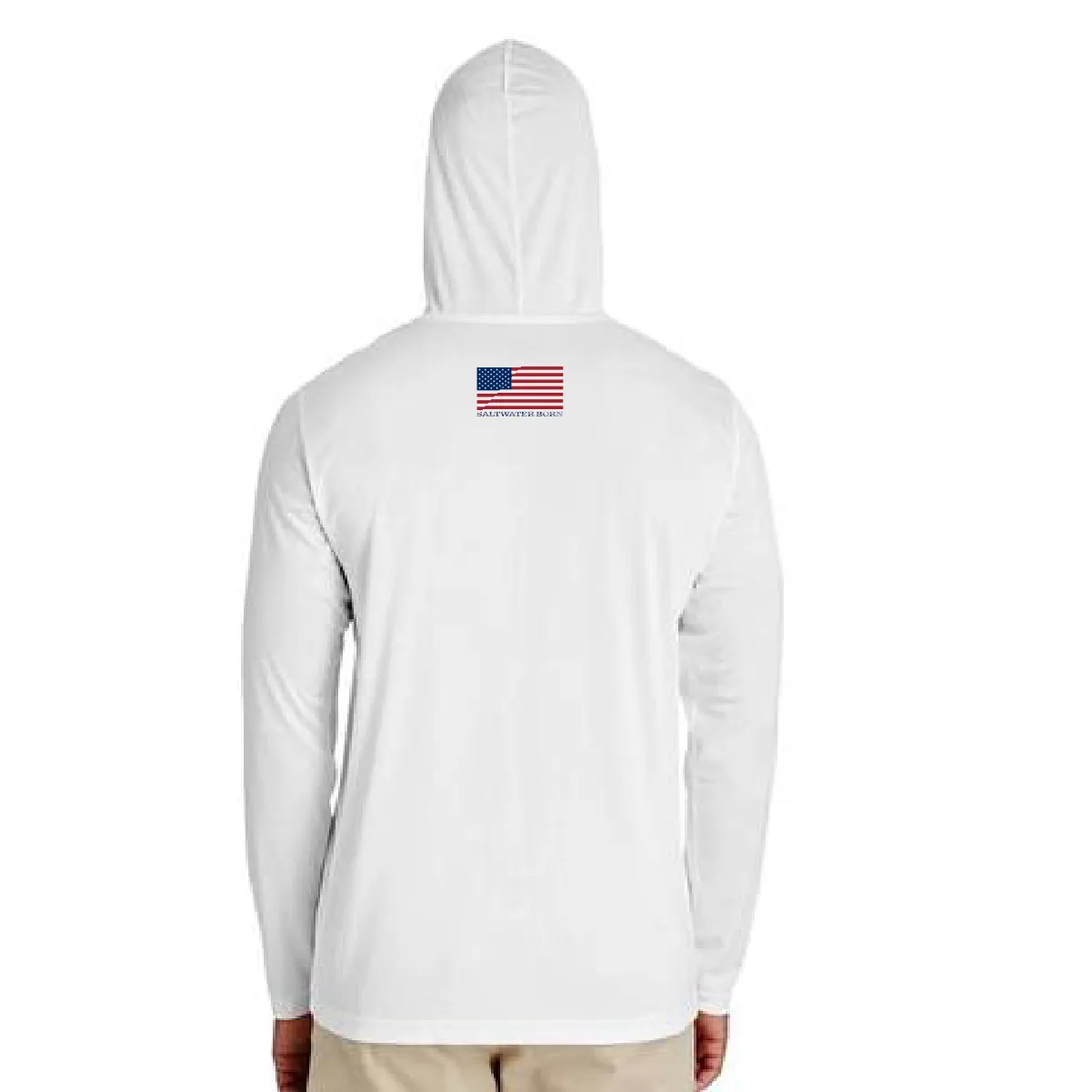 Texas Flag Boys Long Sleeve UPF 50  Dry-Fit Hoody