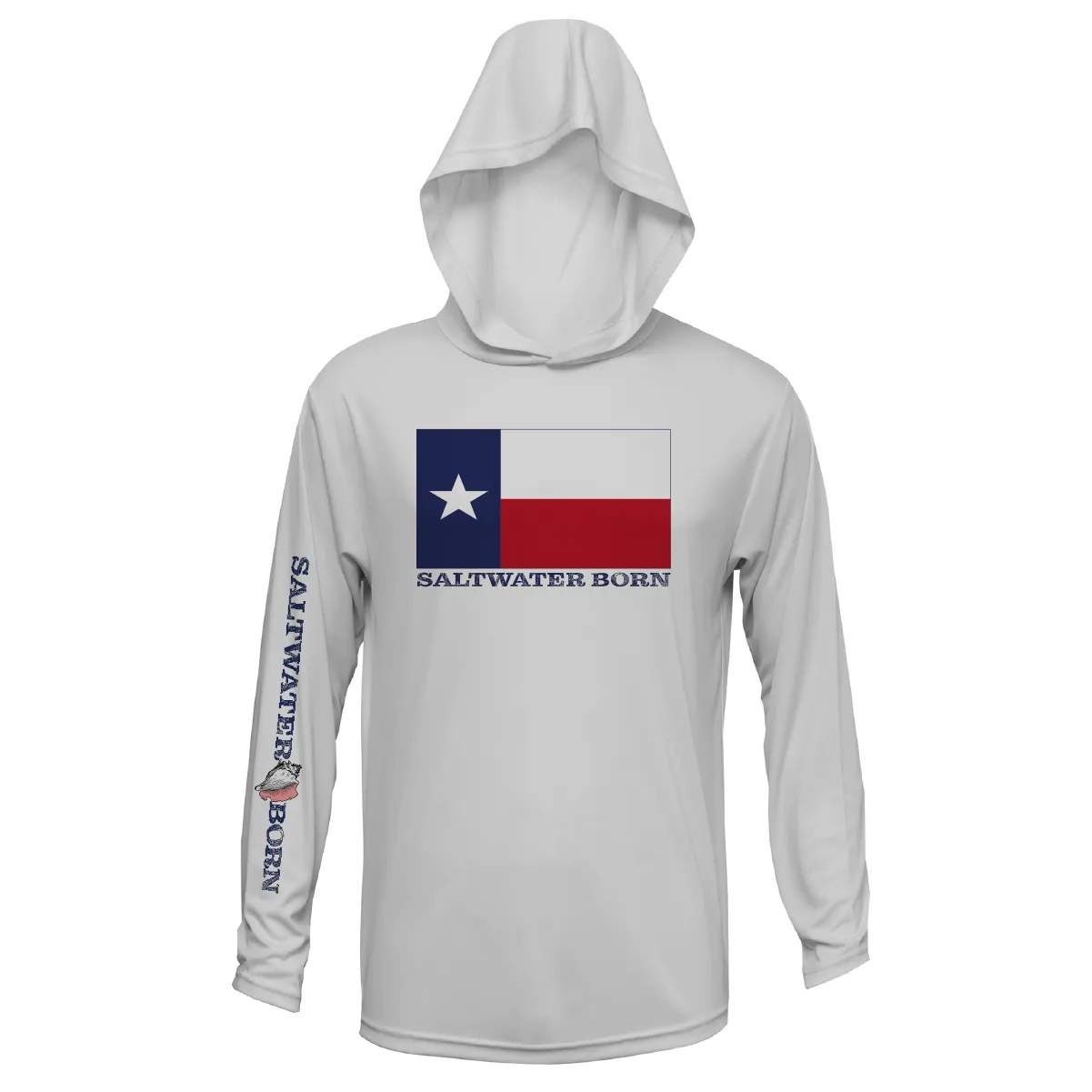 Texas Flag Boys Long Sleeve UPF 50  Dry-Fit Hoody