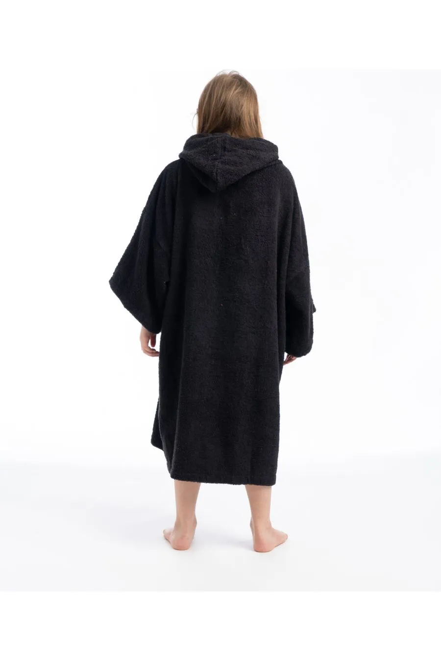 Tiki Junior Hooded Change Robe Black