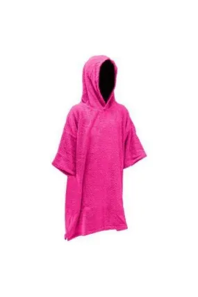 Tiki Junior Hooded Change Robe - Pink - No Logo