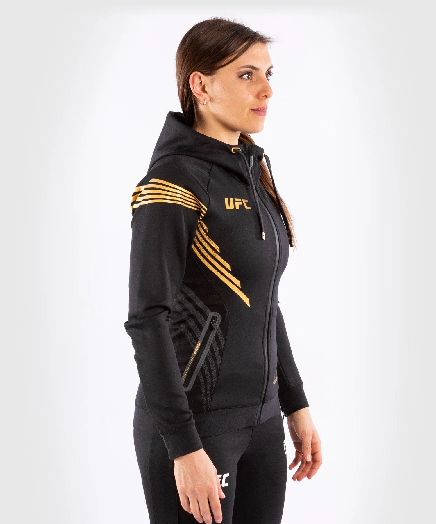 UFC Venum Personalized Authentic Fight Night Women's Walkout Hoodie - Champion