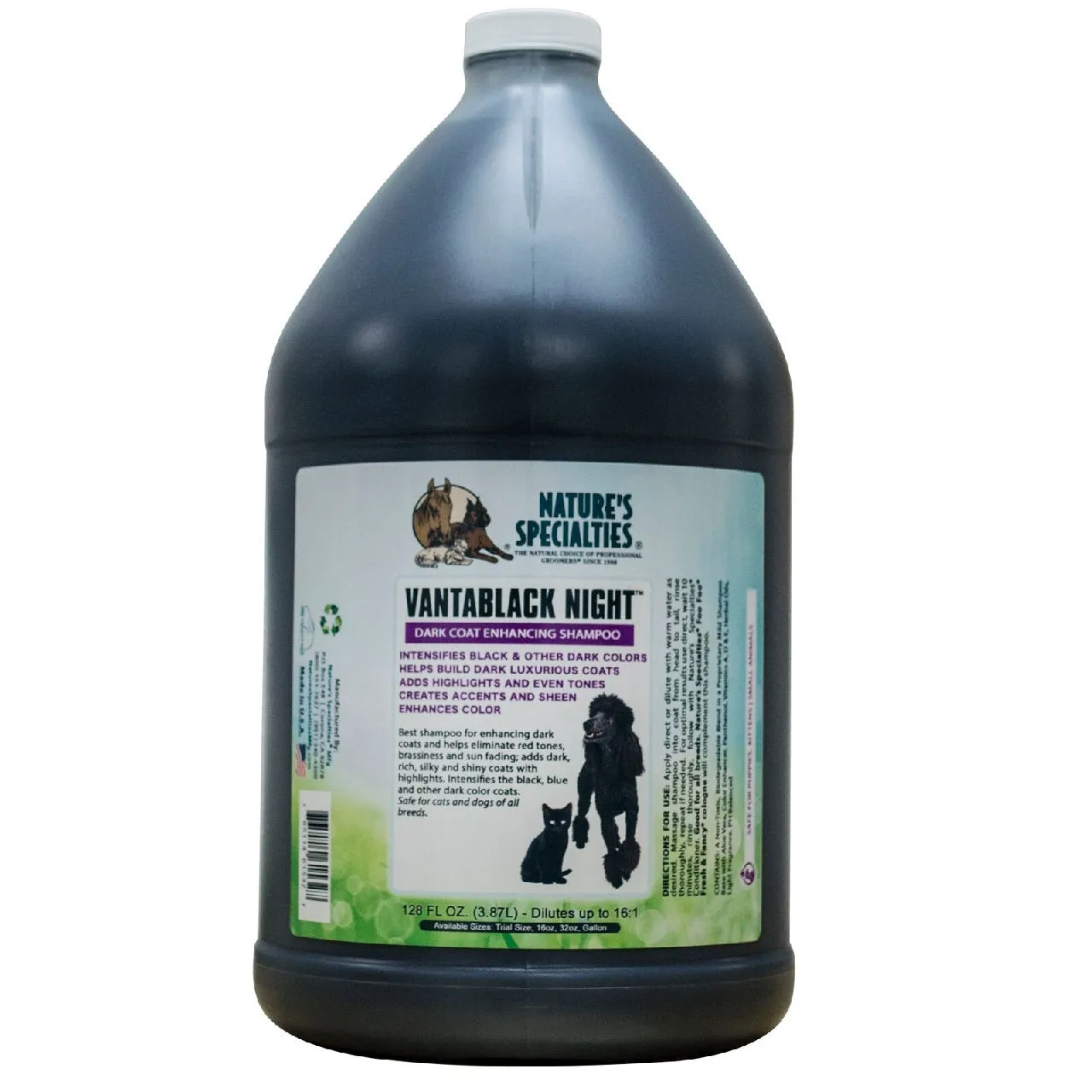 Vantablack Night Dark Coat Enhancing Shampoo Gallon