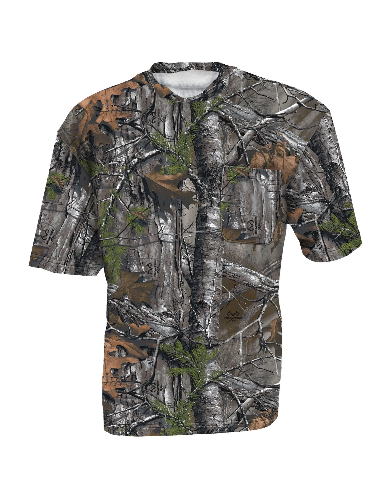 Walls Youth Hunting Short Sleeve Camo Pocket T-Shirts