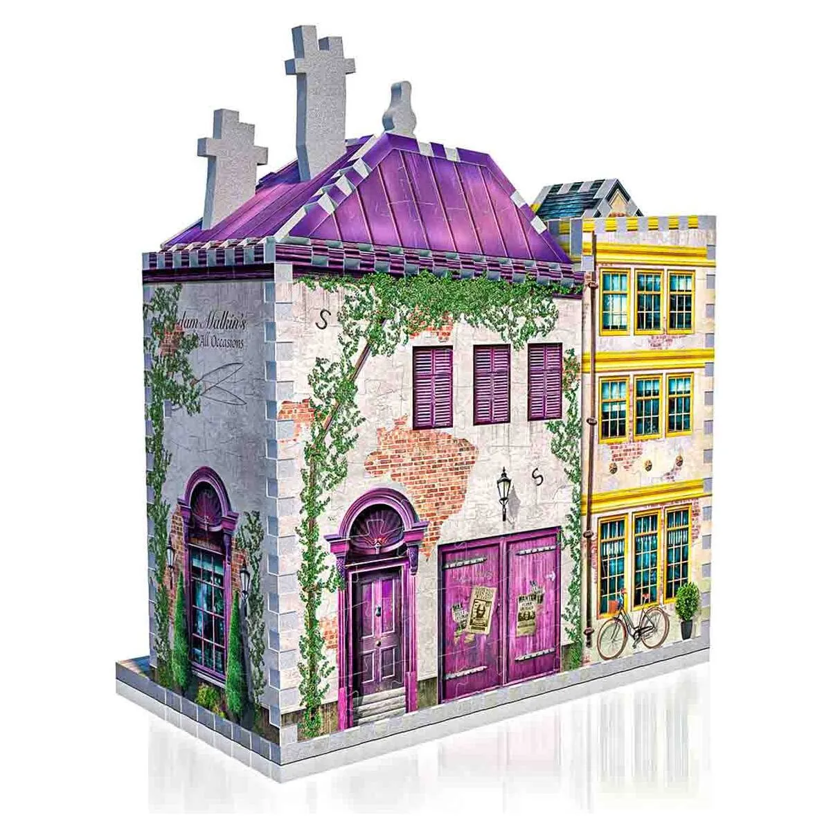 Wrebbit 3D Harry Potter: Diagon Alley Collection: Madam Malkin's & Florean Fortescue's Ice Cream 290 Piece Puzzle