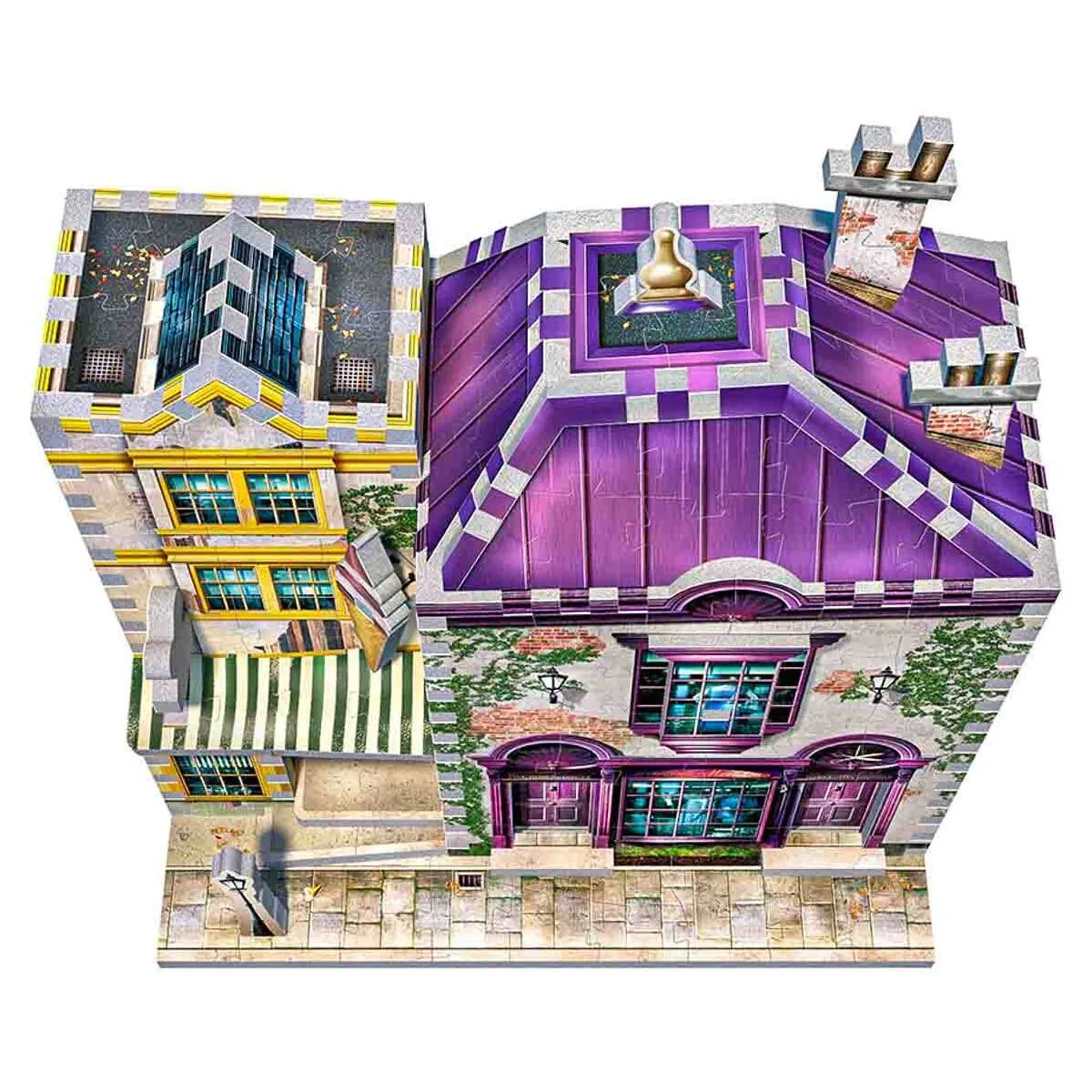 Wrebbit 3D Harry Potter: Diagon Alley Collection: Madam Malkin's & Florean Fortescue's Ice Cream 290 Piece Puzzle