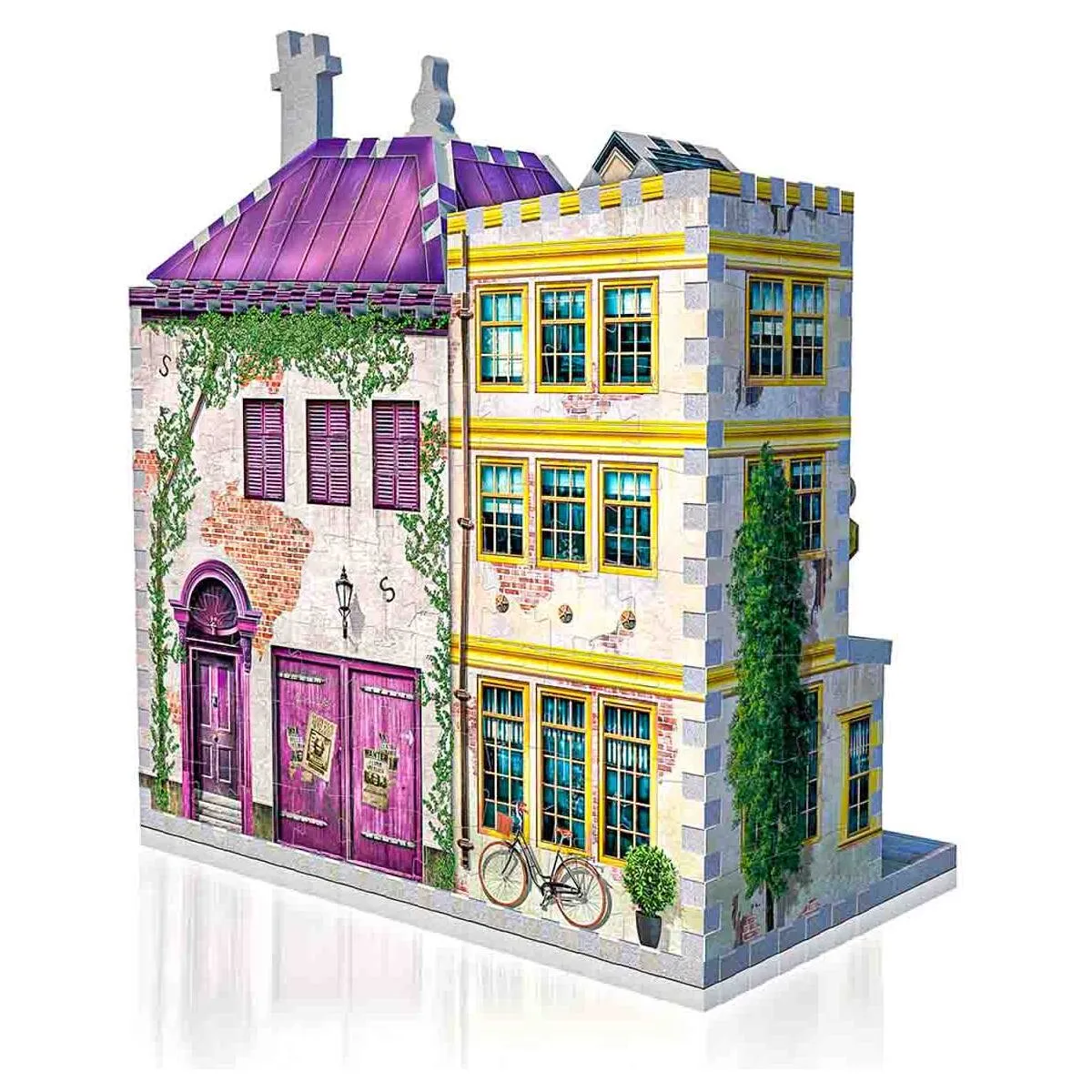 Wrebbit 3D Harry Potter: Diagon Alley Collection: Madam Malkin's & Florean Fortescue's Ice Cream 290 Piece Puzzle