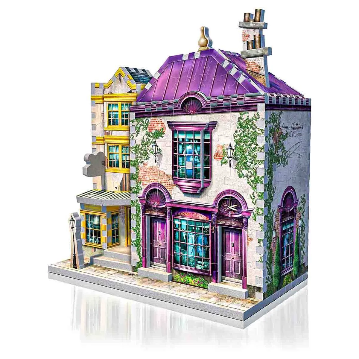 Wrebbit 3D Harry Potter: Diagon Alley Collection: Madam Malkin's & Florean Fortescue's Ice Cream 290 Piece Puzzle