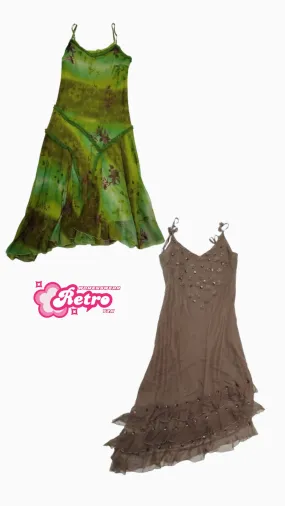 Y2K Earthy Core Maxi Dresses